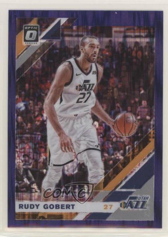 Rudy Gobert 2019 panini Donruss Optic