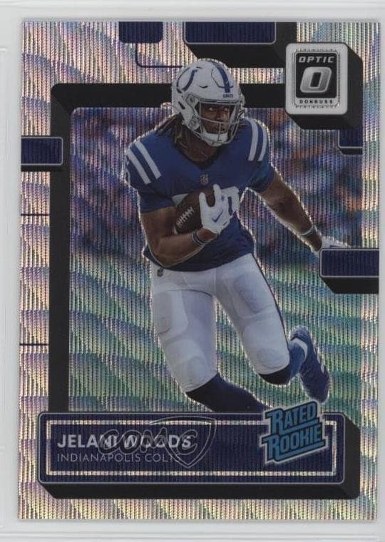 Jelani Woods trading card