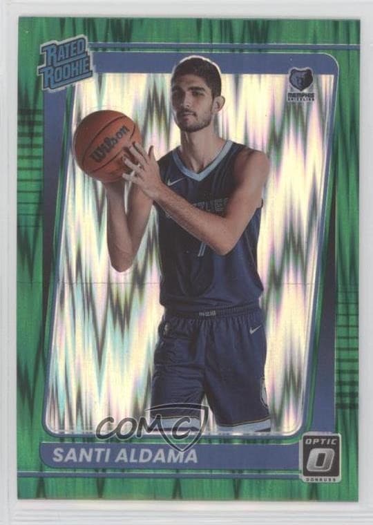 Santi Aldama 2021 panini Donruss Optic