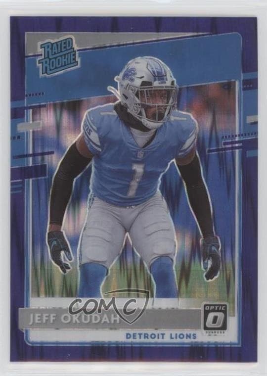 Jeff Okudah 2020 panini Donruss Optic