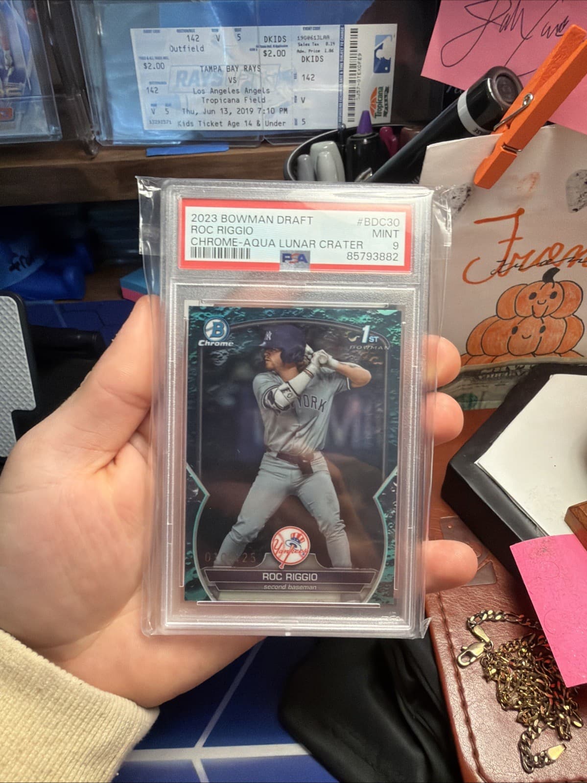 Roc Riggio trading card