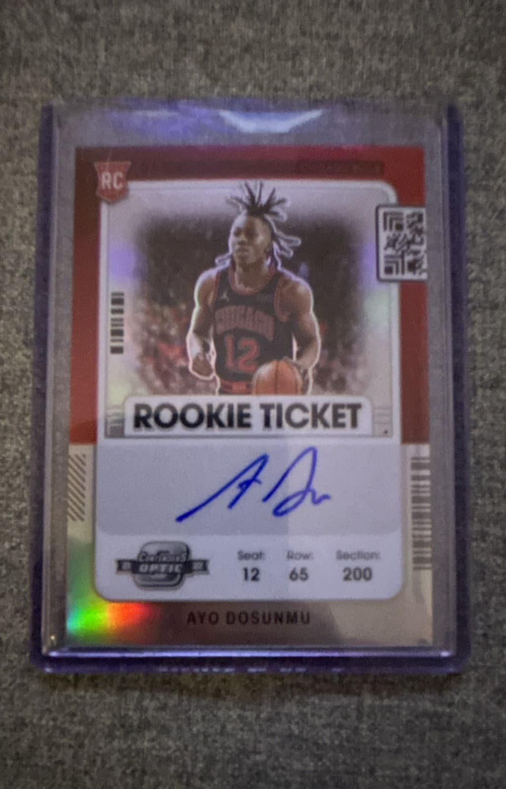 Ayo Dosunmu 2021 panini