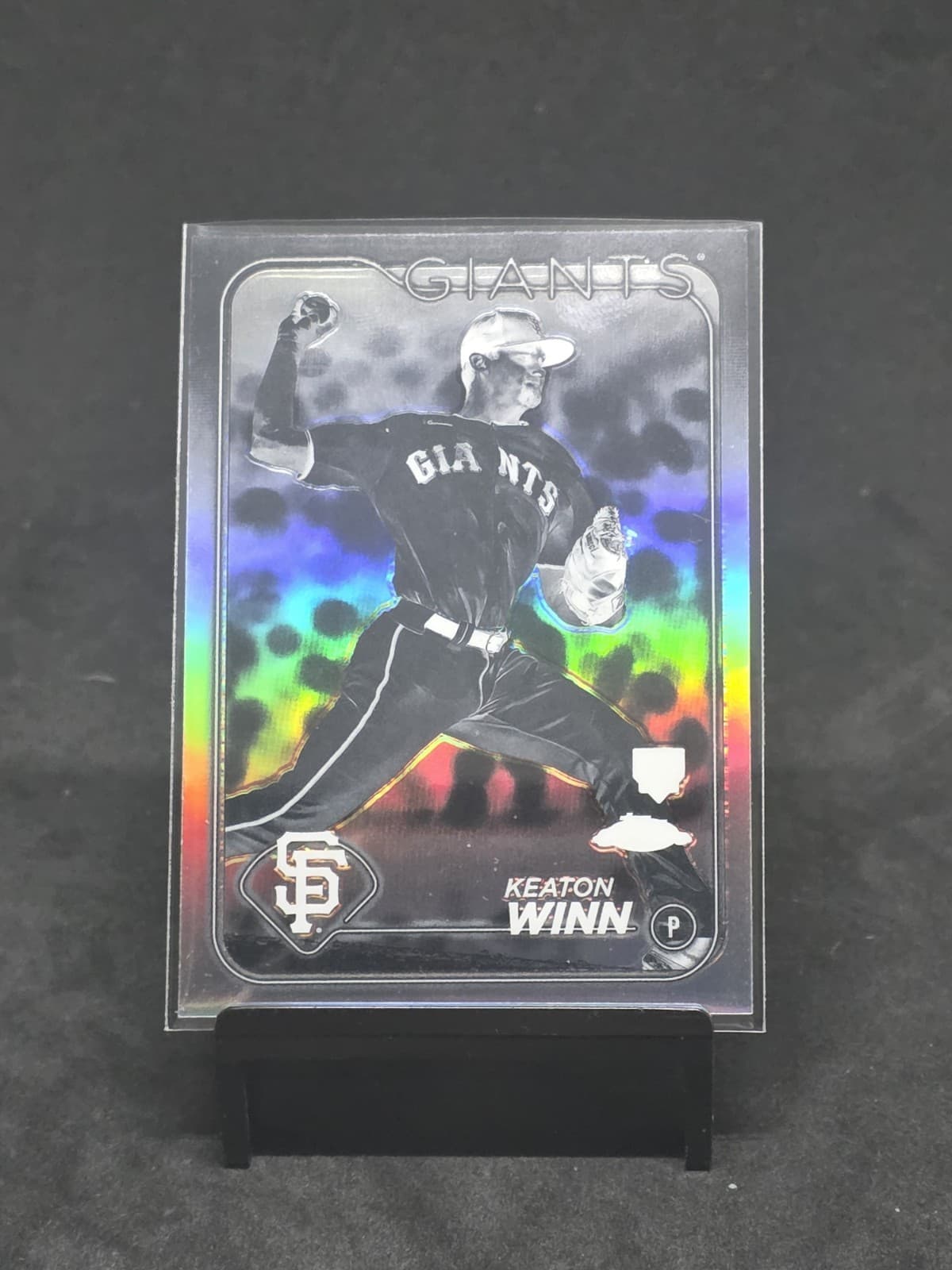 Keaton Winn trading card