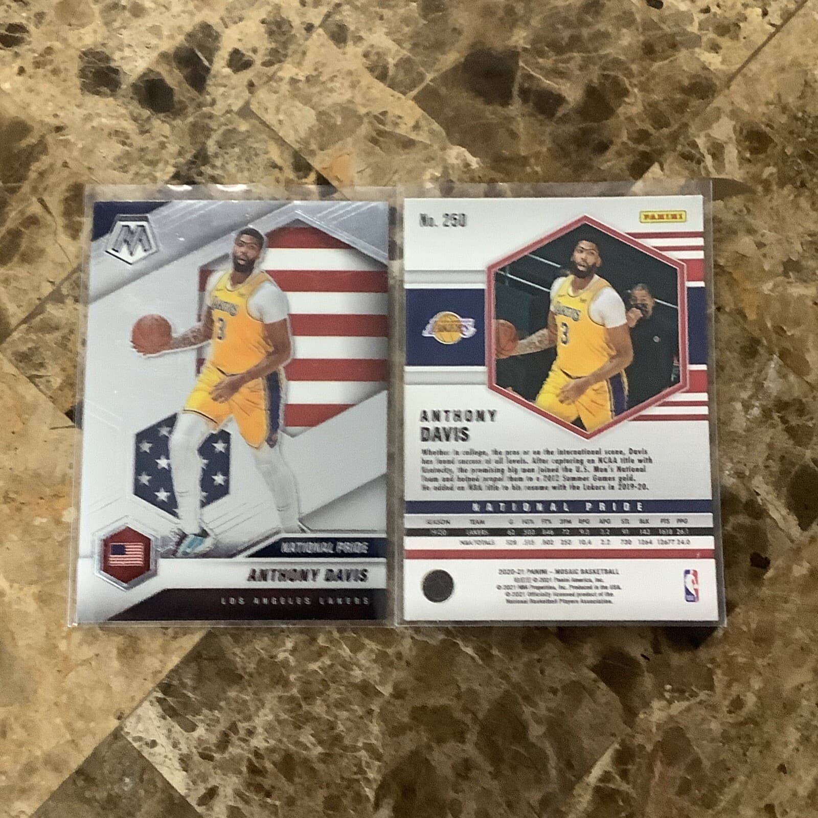 Anthony Davis 2020 panini Panini Mosaic