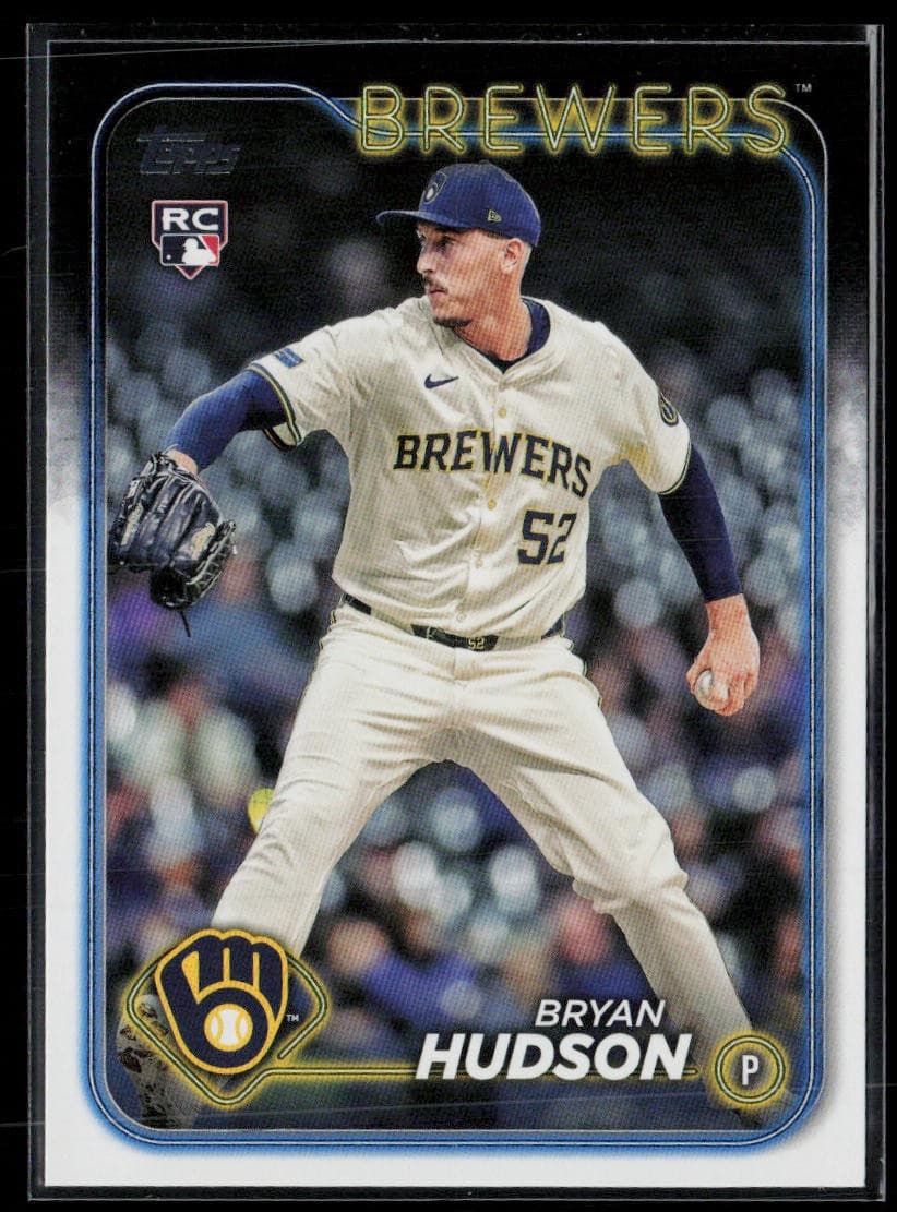 Bryan Hudson trading card