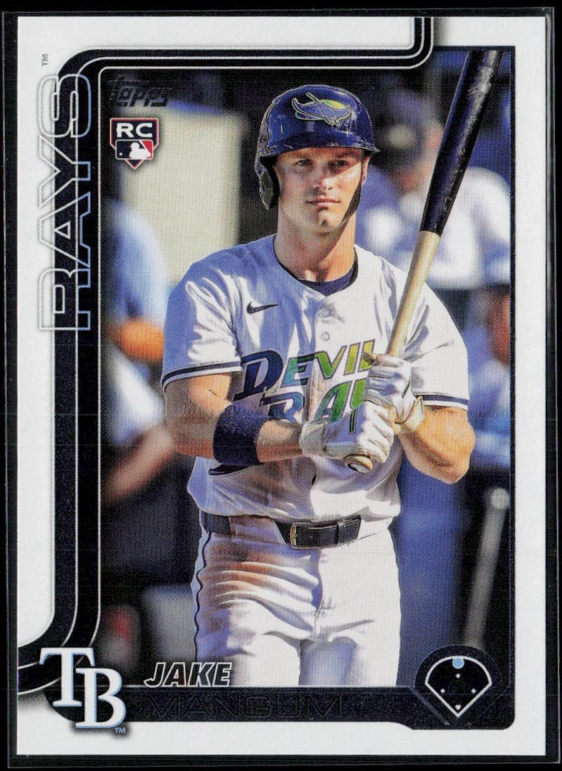 Jake Mangum trading card