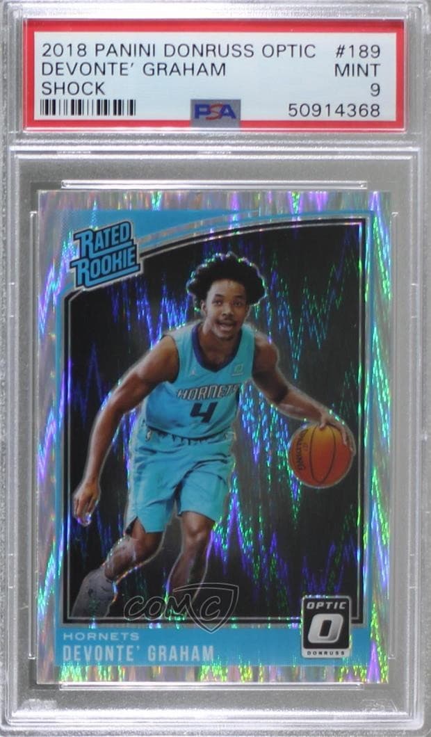 Devonte' Graham 2018 panini Optic Black Velocity
