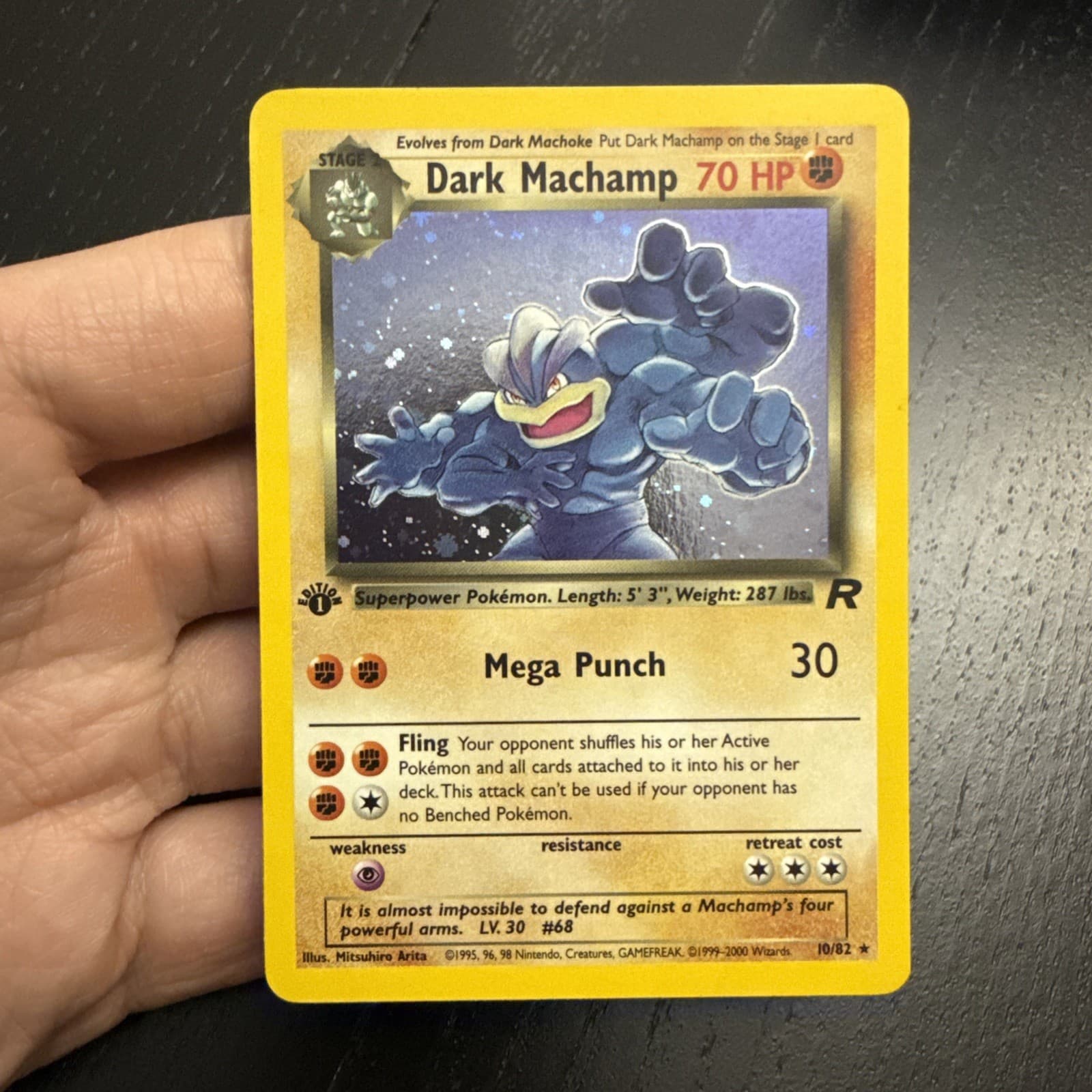 Dark Machamp trading card