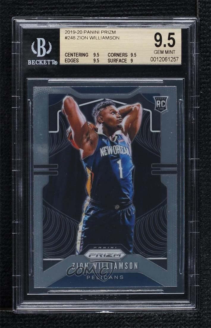 Zion Williamson trading card