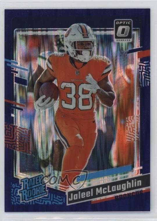 Jaleel McLaughlin trading card