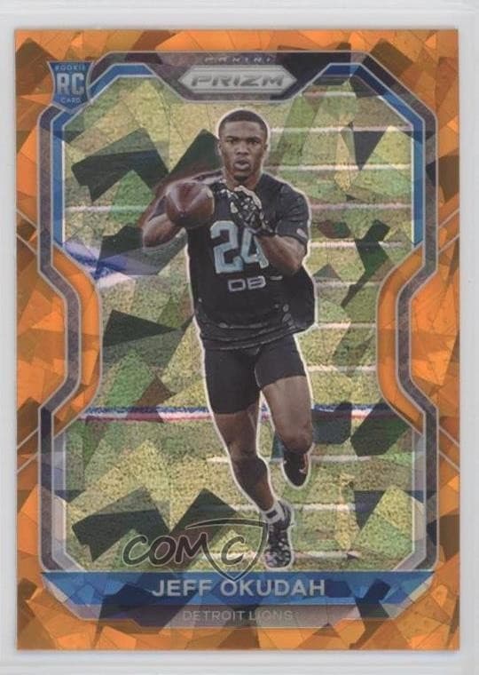 Jeff Okudah trading card