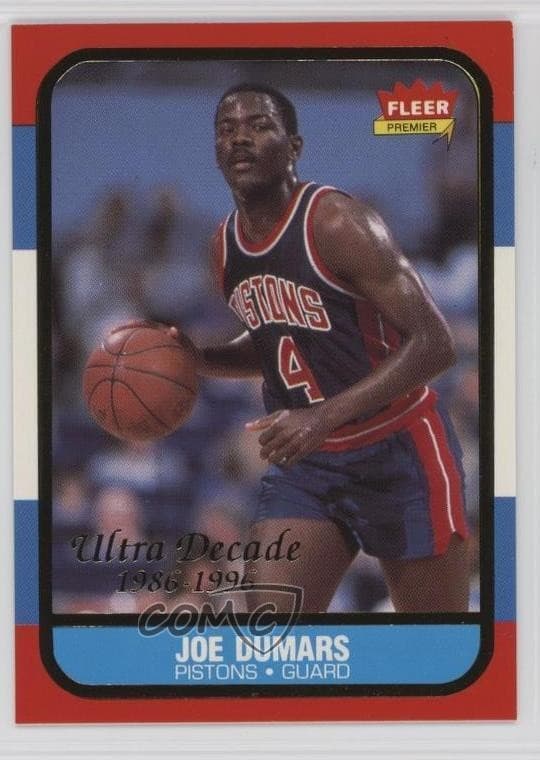 Joe Dumars trading card