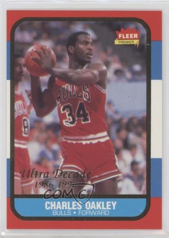 Charles Oakley trading card