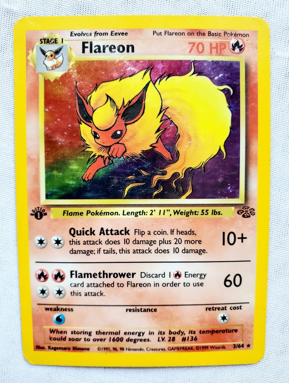 Flareon trading card