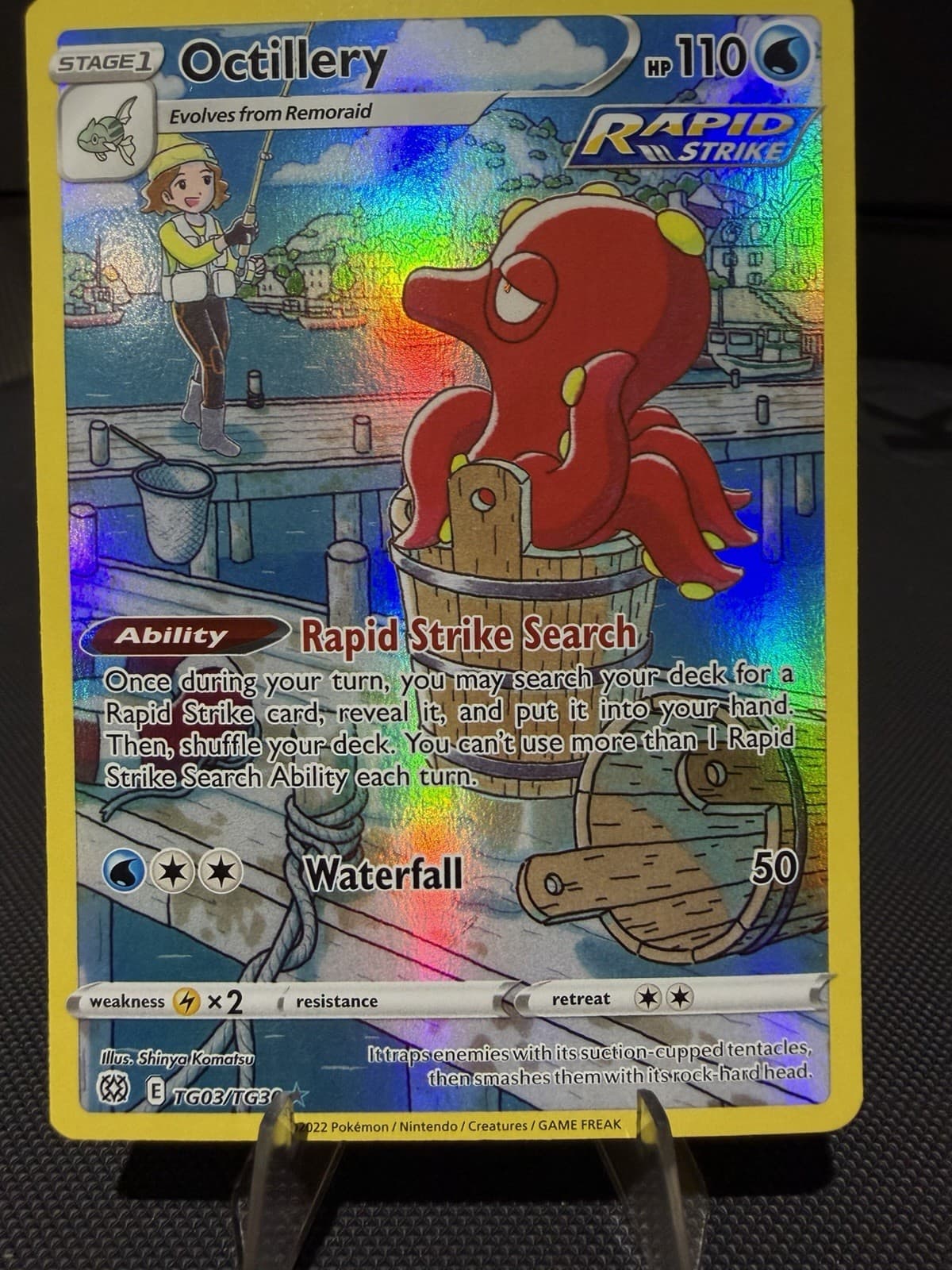 Octillery trading card