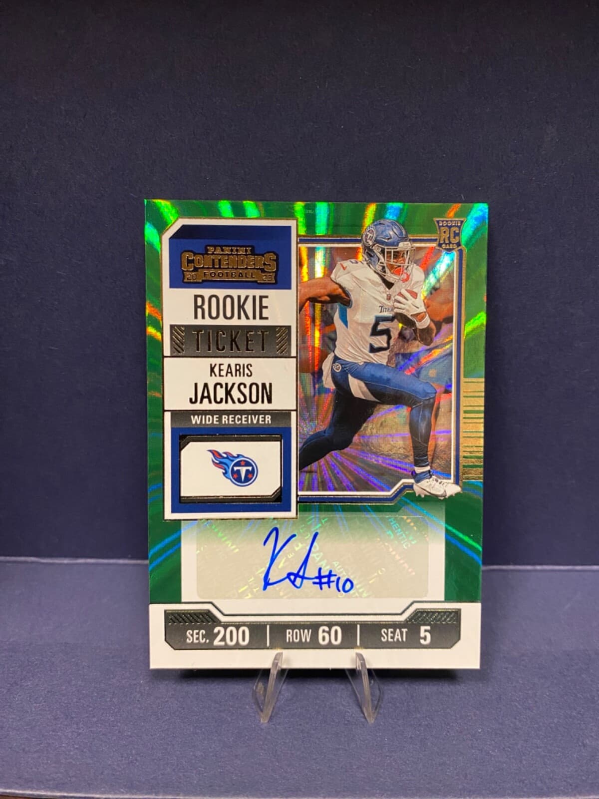 Kearis Jackson trading card