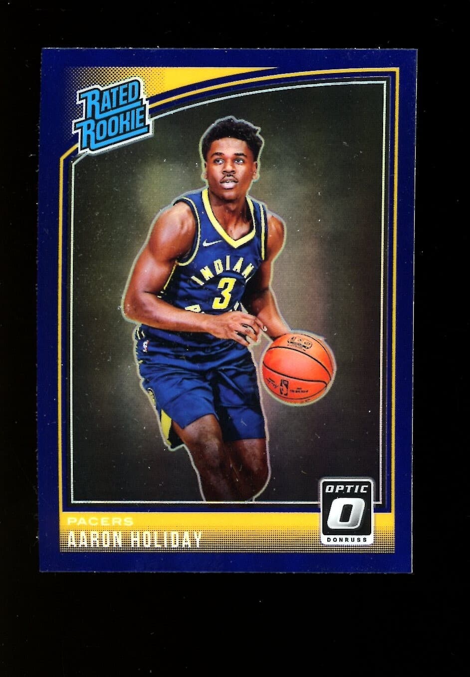 Aaron Holiday trading card