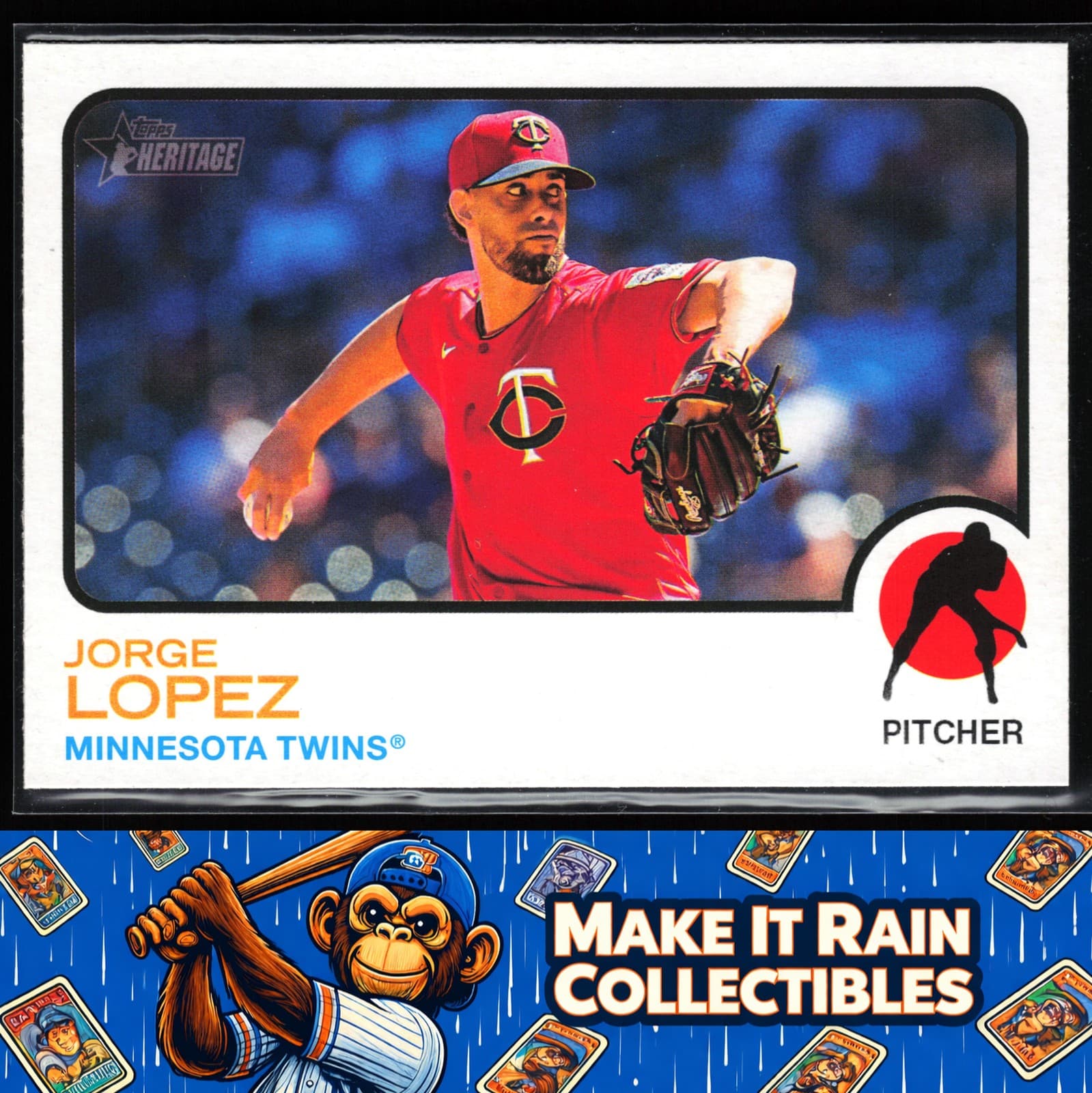 Jorge Lopez trading card
