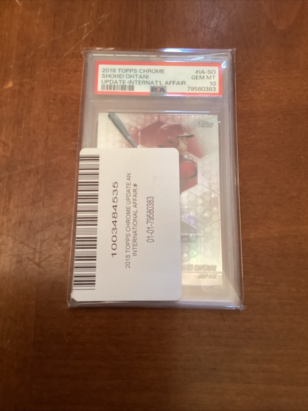 Shohei Ohtani 2018 topps Topps Chrome Update