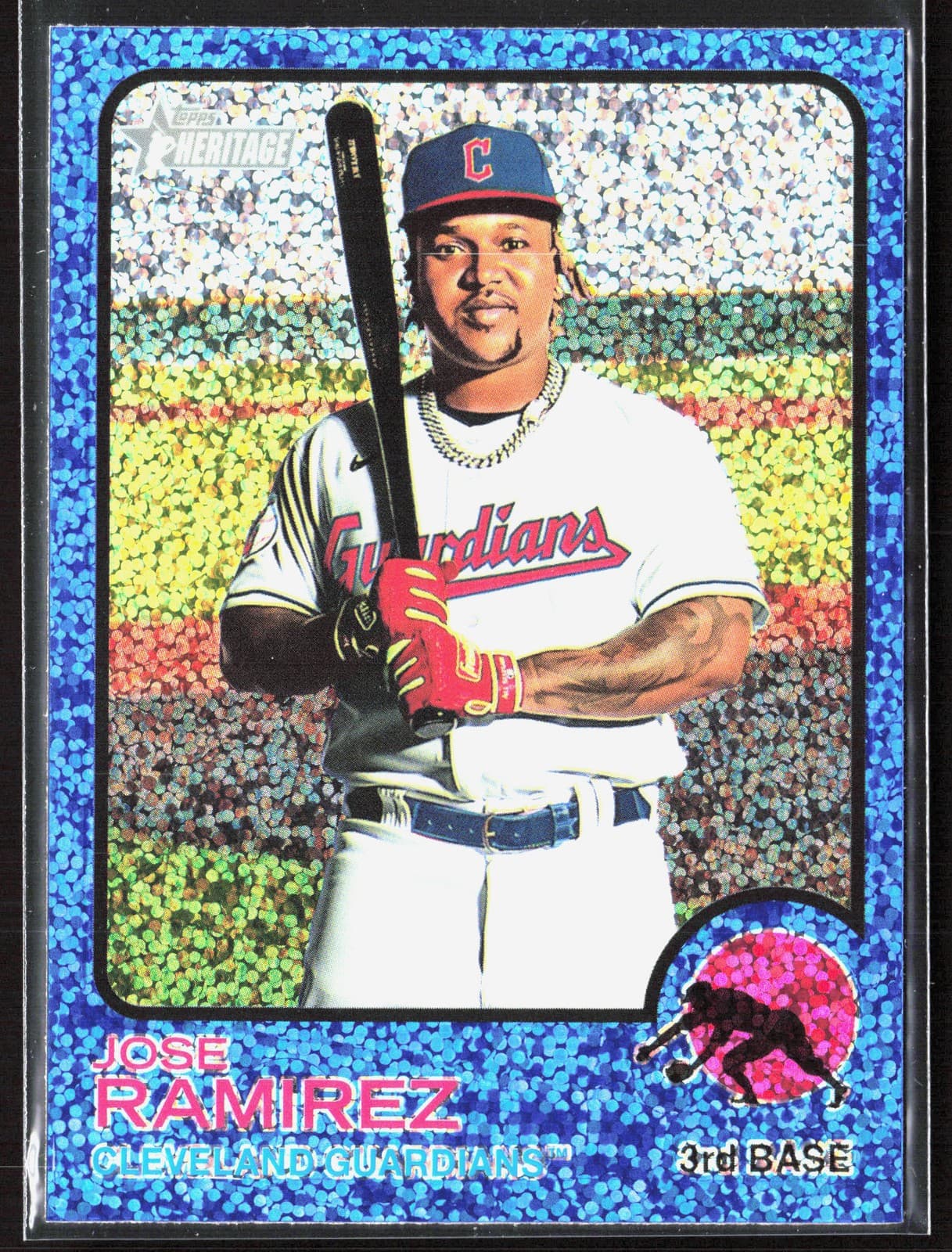 Jose Ramirez 2022 topps Topps Heritage