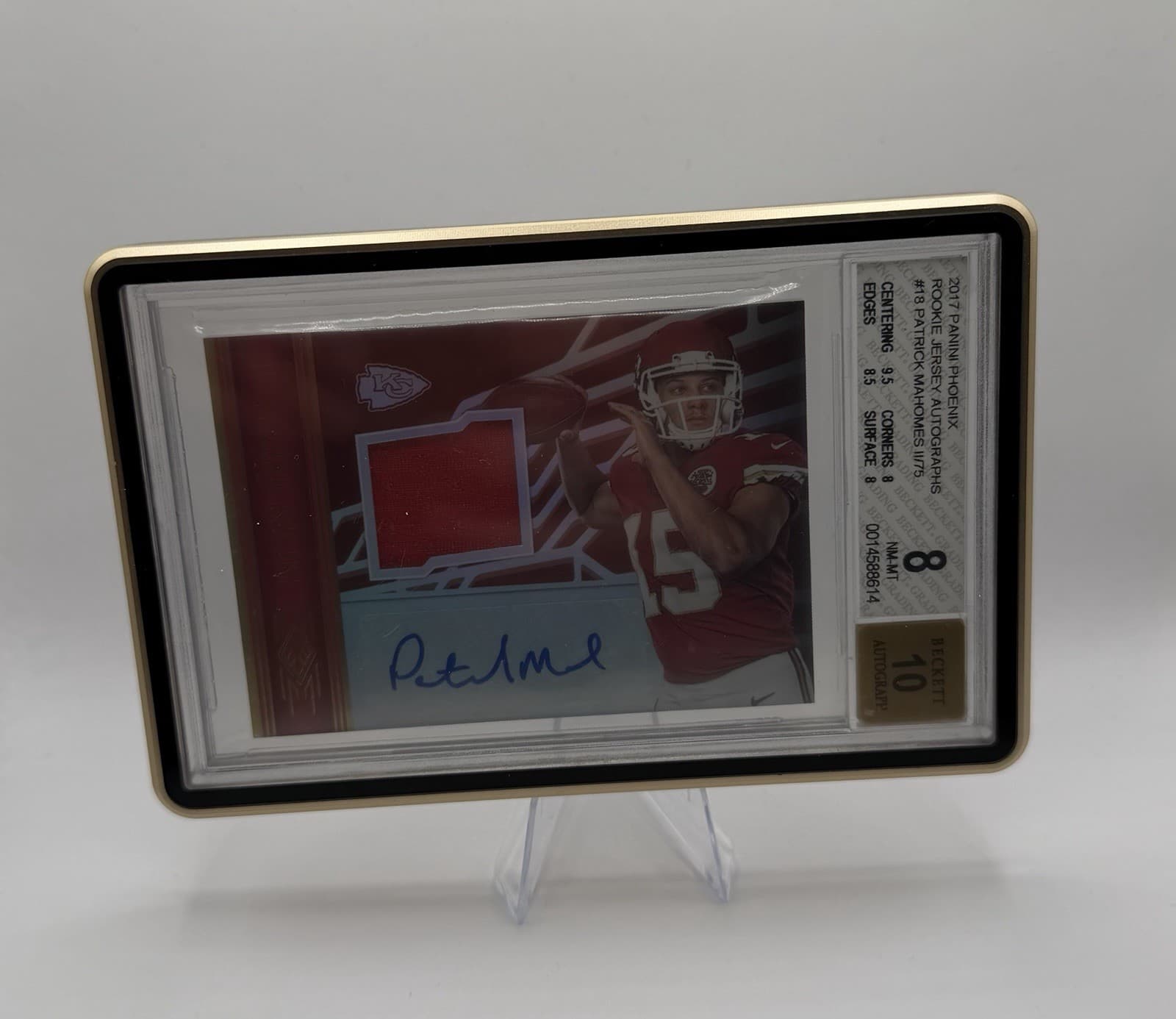 Patrick Mahomes II 2017 panini