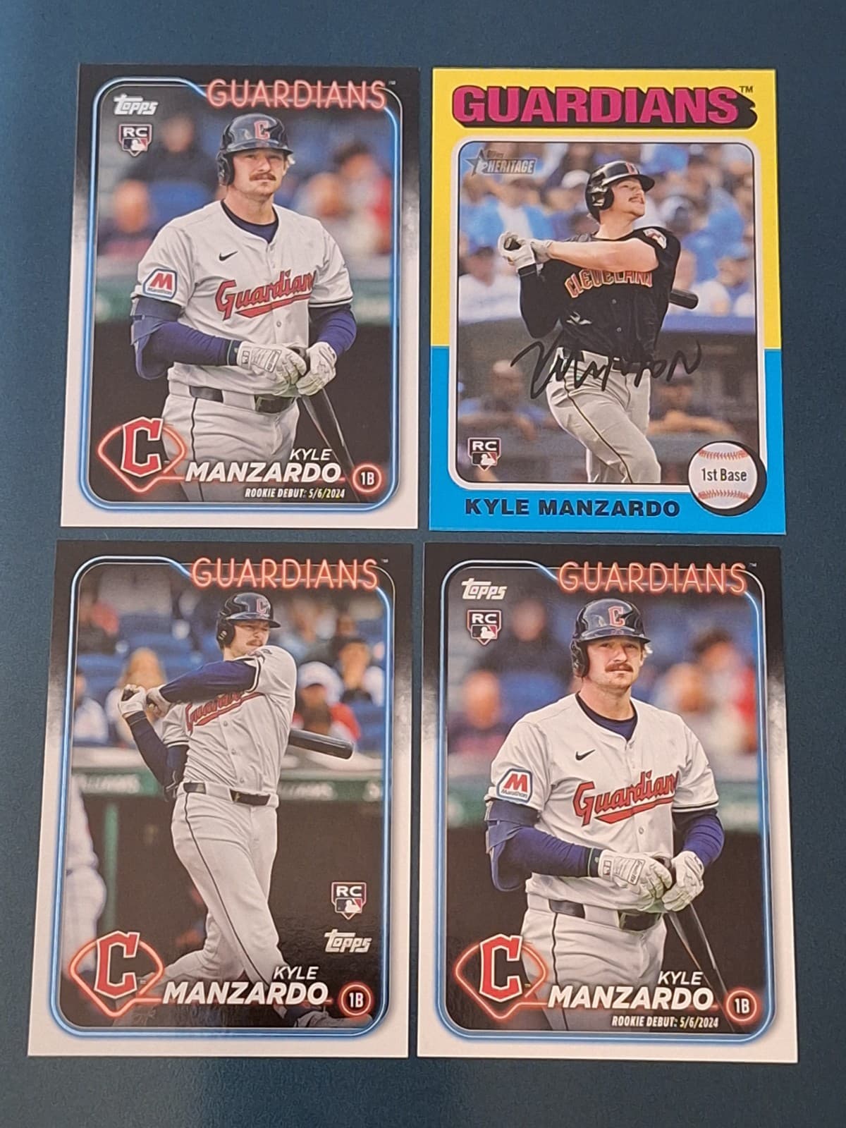 Kyle Manzardo trading card