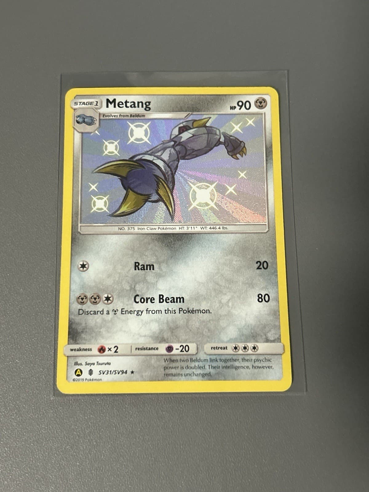 Metang 2019 Pokemon Hidden Fates