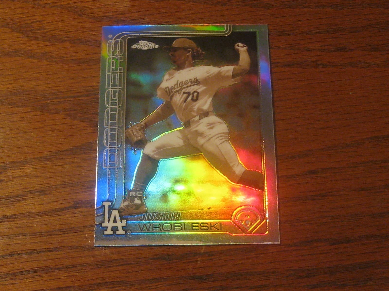 Justin Wrobleski trading card