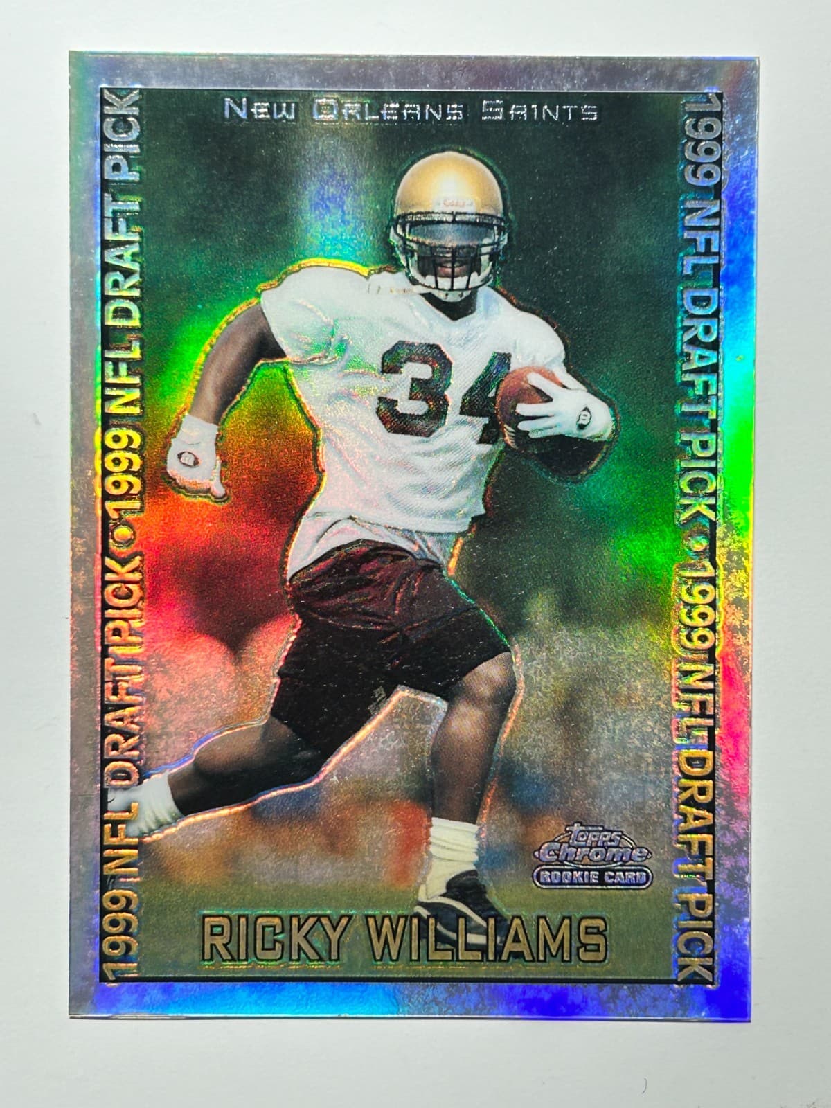 Ricky Williams trading card