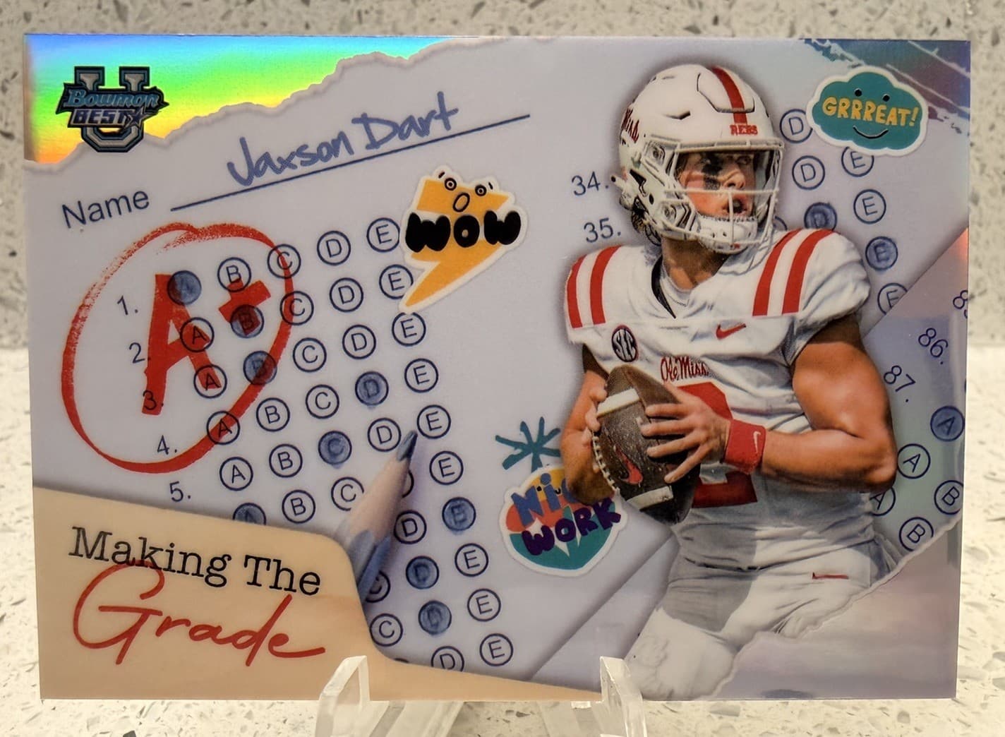 Jaxson Dart 2024 bowman