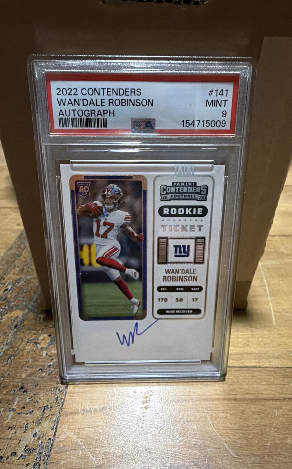 Wan'Dale Robinson trading card