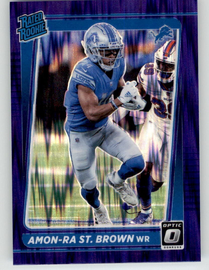 Amon-Ra St. Brown trading card