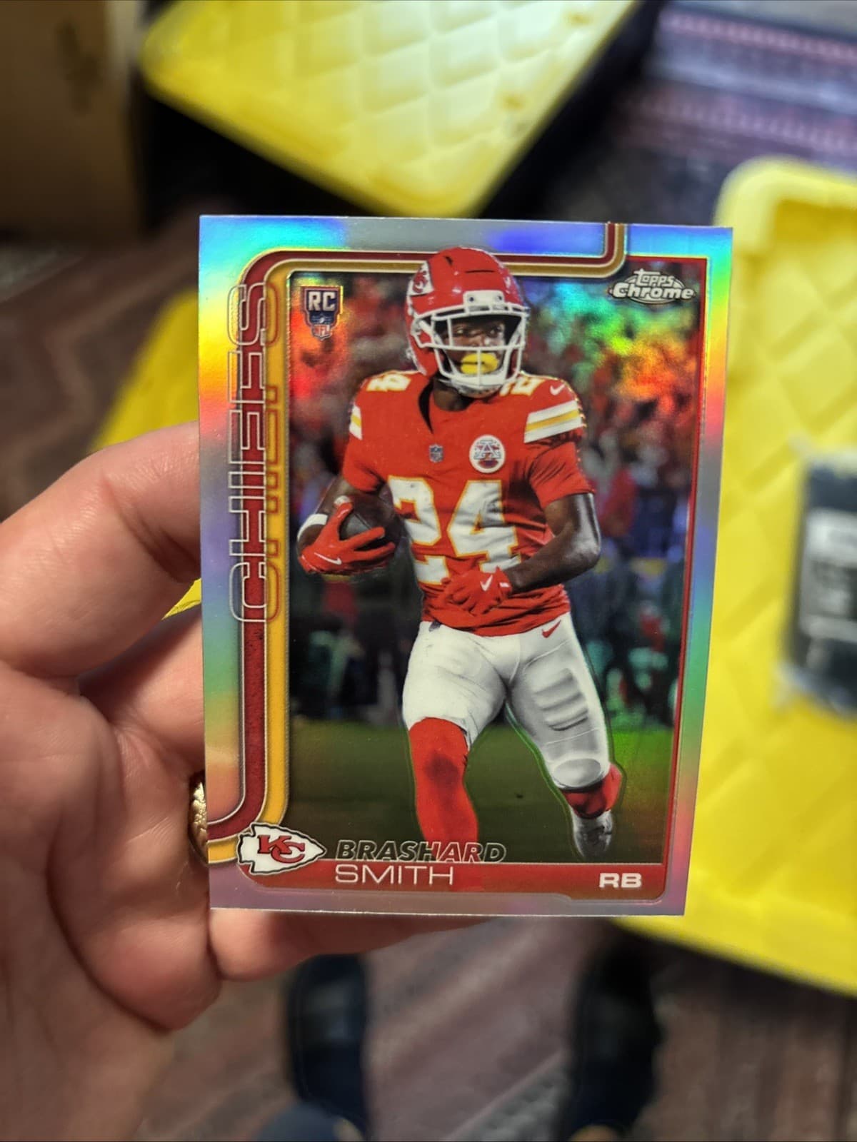 Brashard Smith trading card