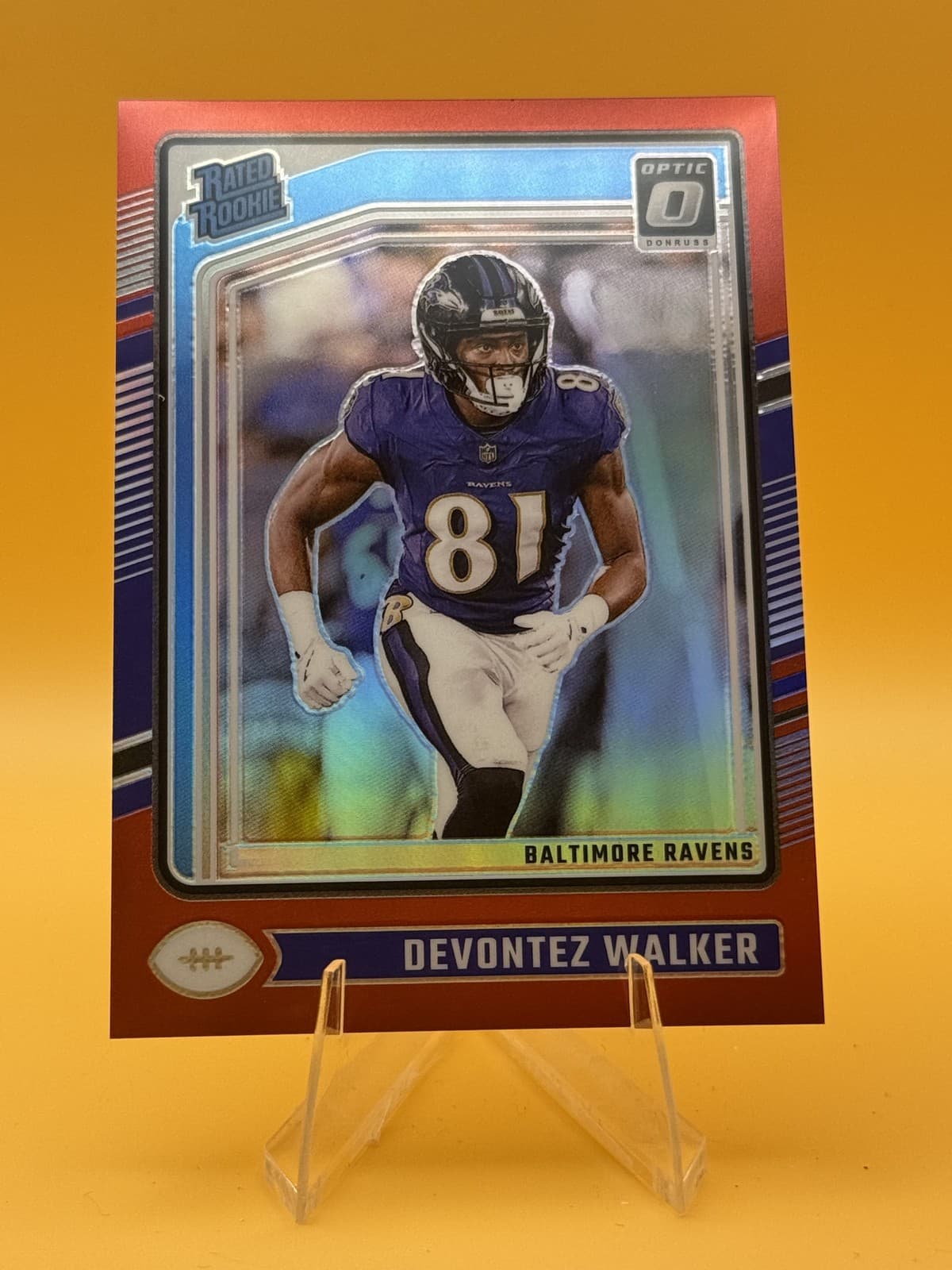 Devontez Walker trading card