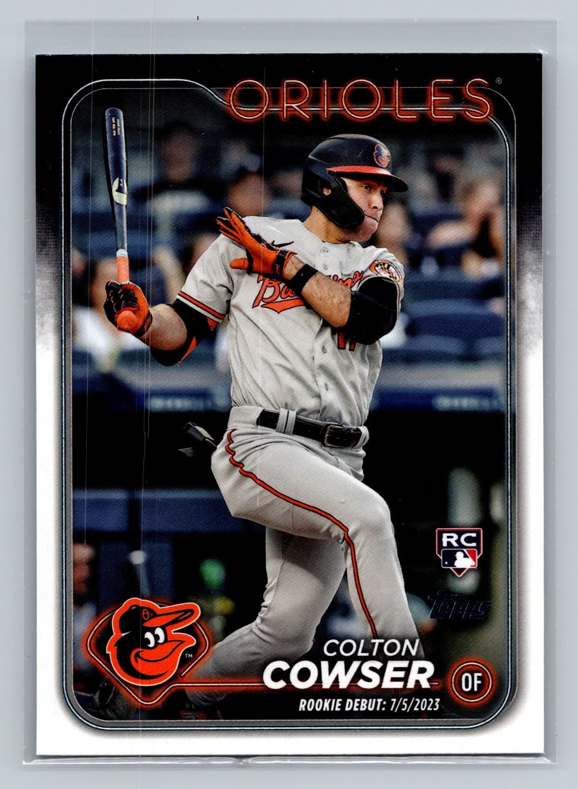 Colton Cowser 2024 topps Topps Update Rookie Debut - Yellow
