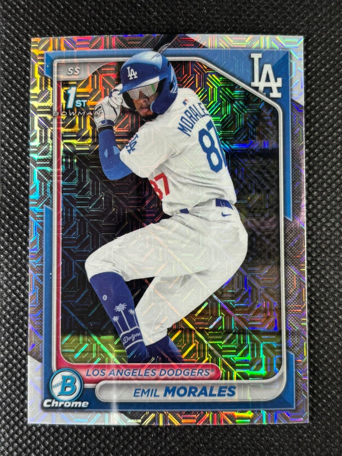 Emil Morales trading card