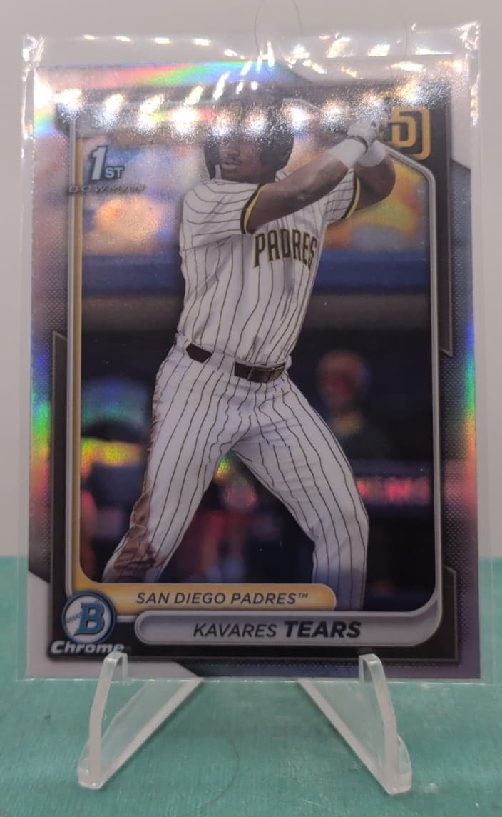 Kavares Tears trading card