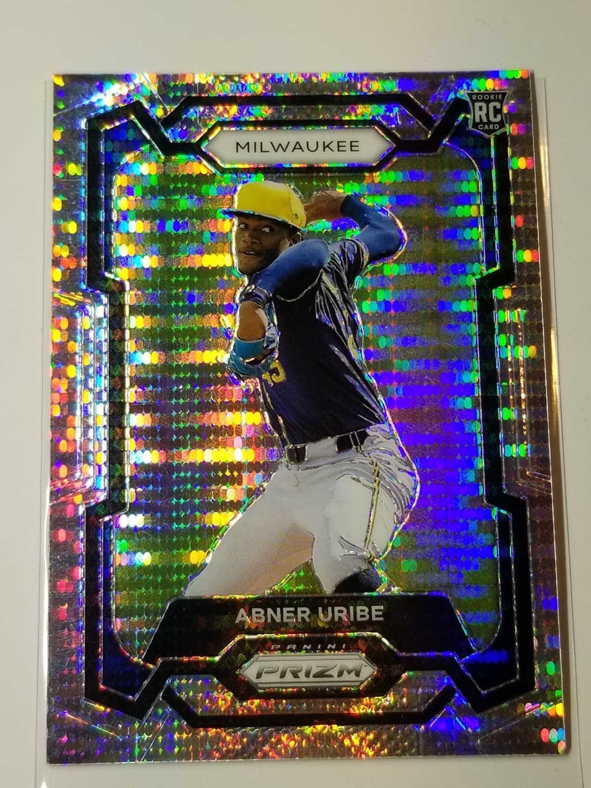 Abner Uribe trading card
