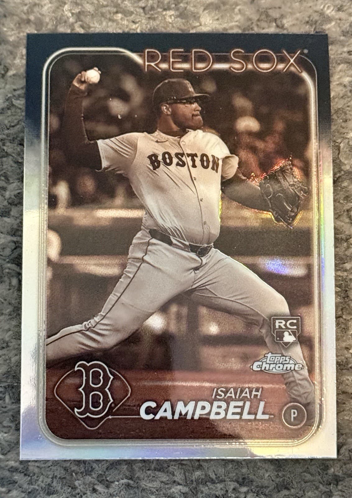 Isaiah Campbell trading card