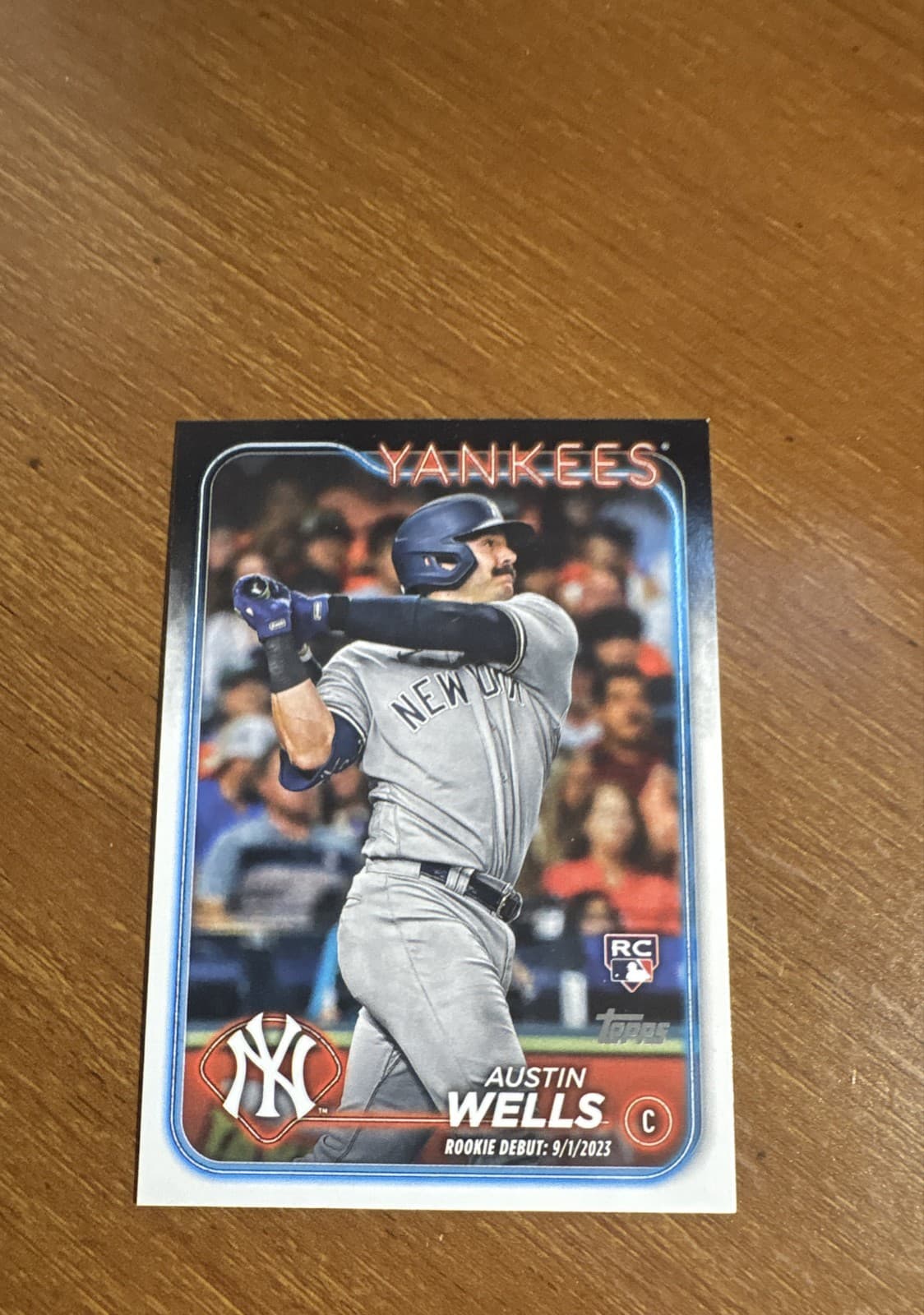 Austin Wells 2024 topps Topps Update