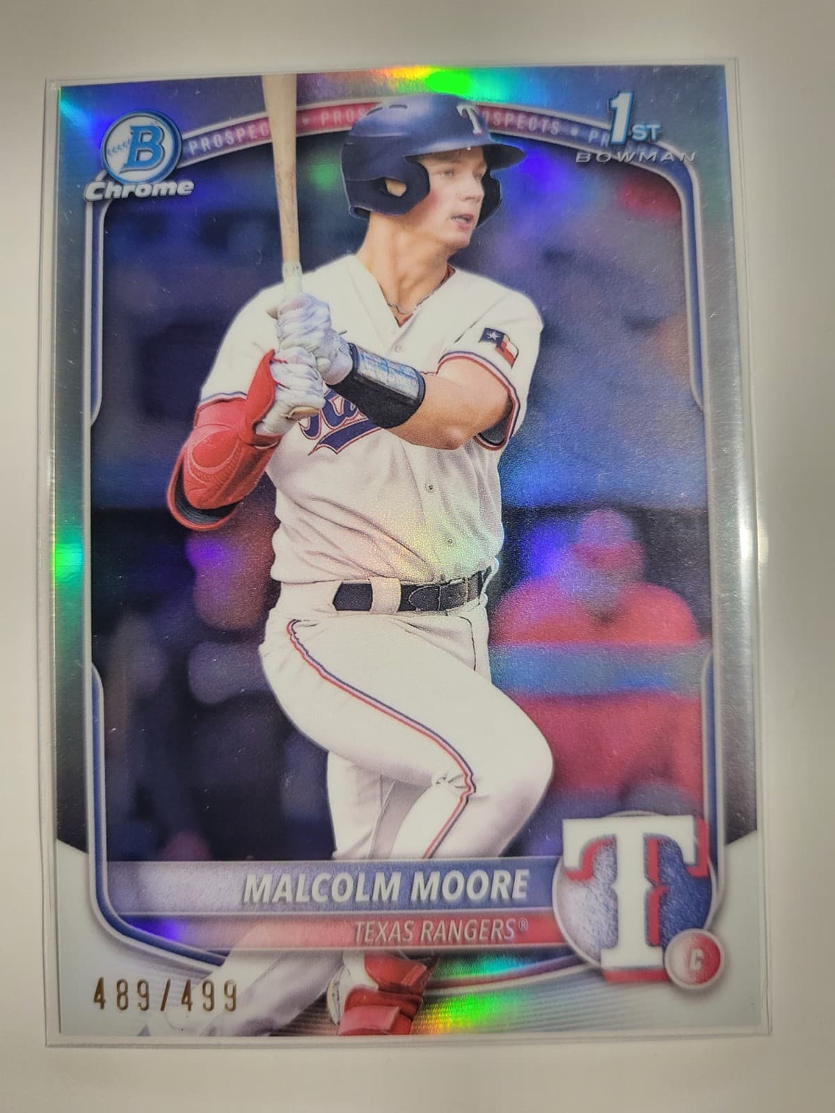 Malcolm Moore trading card
