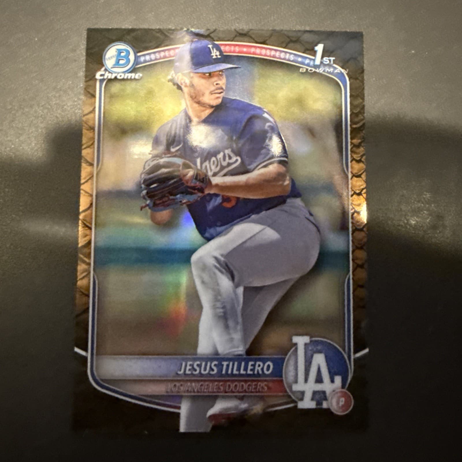 Jesus Tillero trading card
