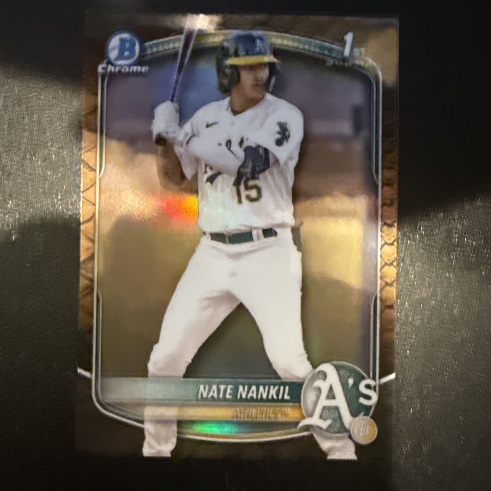 Nate Nankil trading card