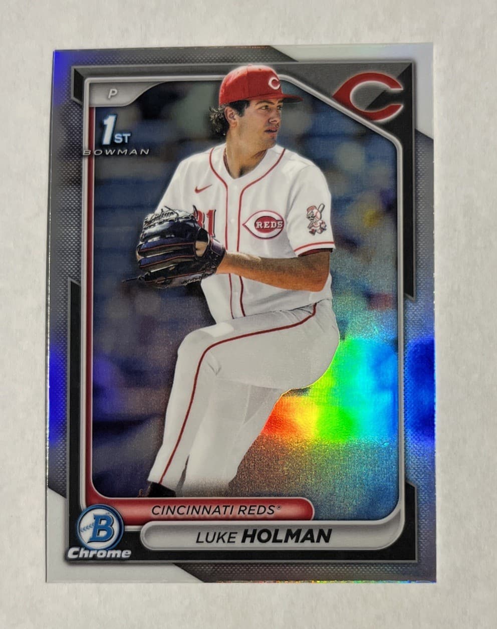 Luke Holman trading card