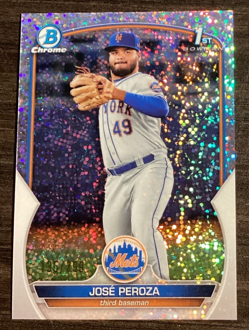 Jose Peroza trading card