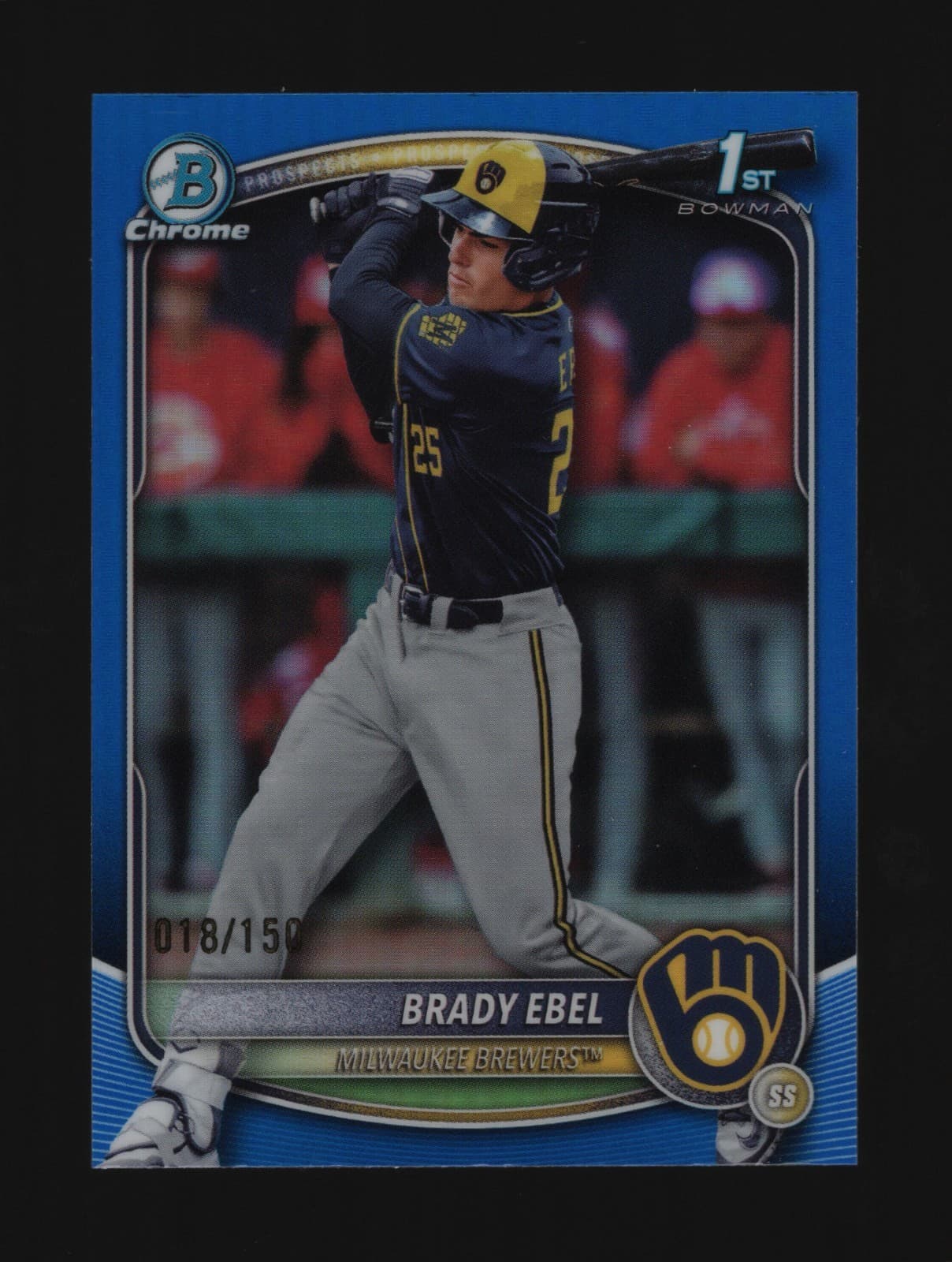 Brady Ebel trading card