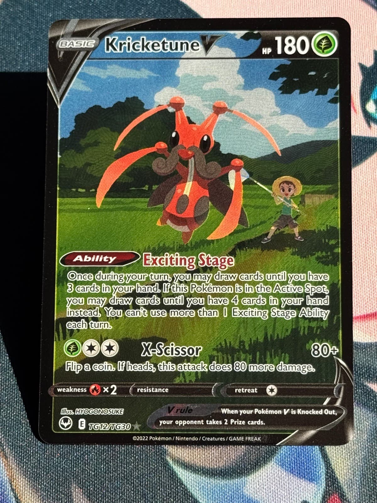 Kricketune V trading card