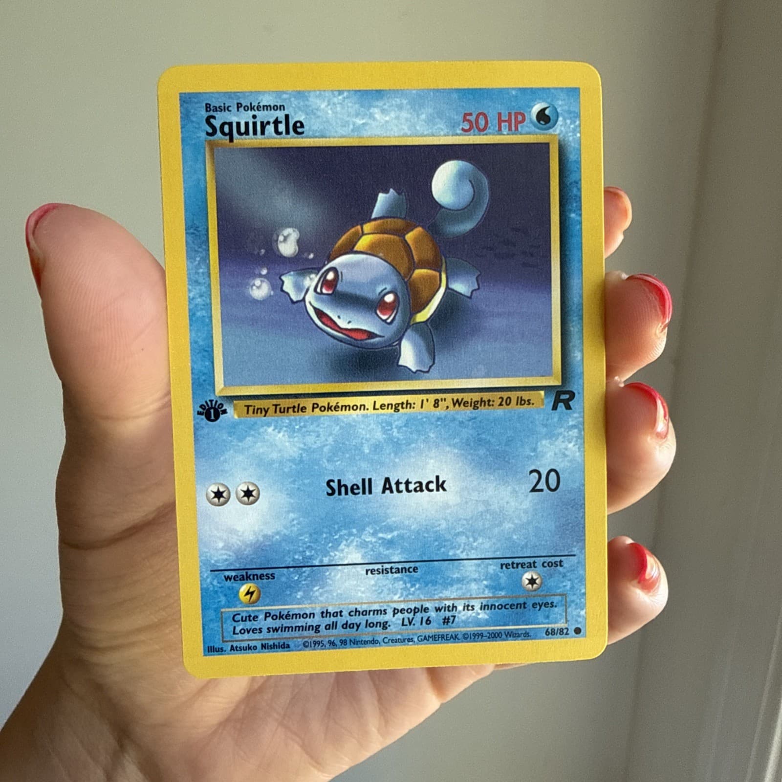 Squirtle 2000 Pokemon Team Rocket