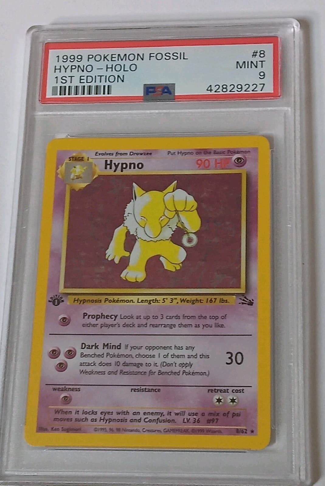 Hypno trading card