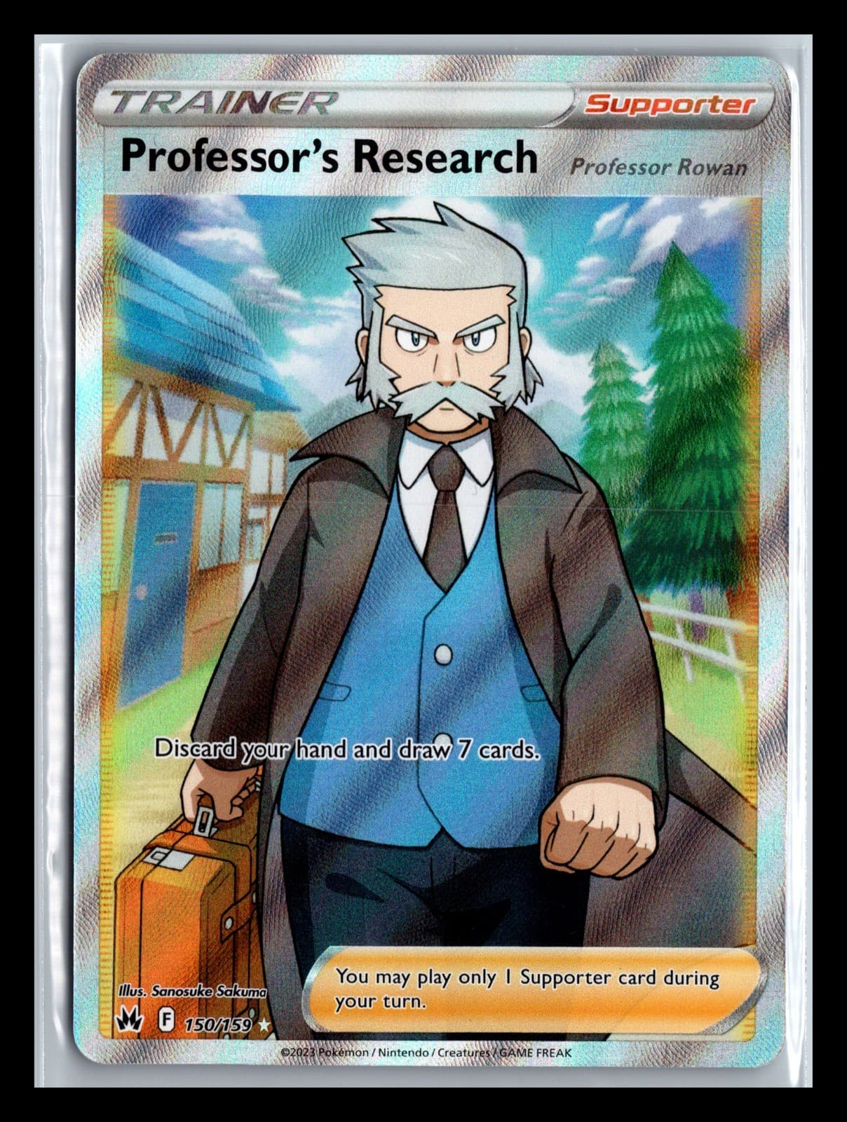 Professor's Research trading card